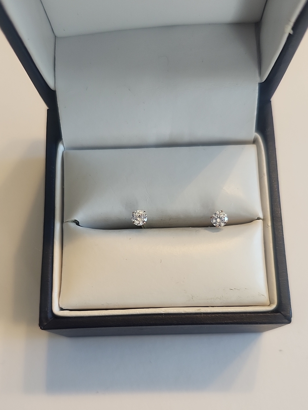 10K Solid Yellow Gold Stud Earrings